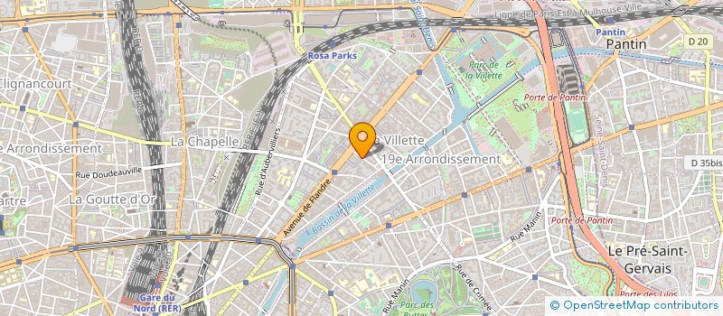 localisation de l'entreprise BRASSERIE DE L'ETRE  PARIS