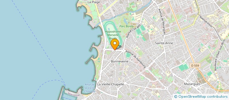 localisation de l'entreprise BRASSERIE DE L'HIPPODROME à MARSEILLE