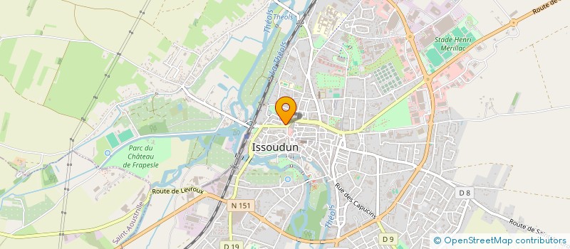 localisation de l'entreprise BRASSERIE DE L'UNIVERS à ISSOUDUN