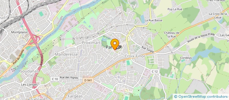 localisation de l'entreprise BRASSERIE DE LA BEAUSSERIE à PANAZOL