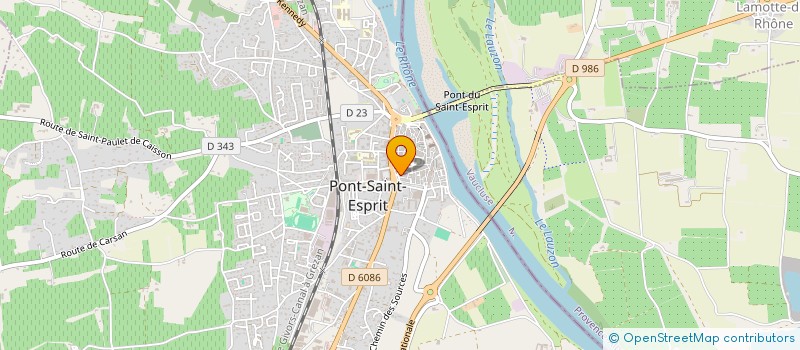 localisation de l'entreprise BRASSERIE DE LA BOURSE à PONT-SAINT-ESPRIT