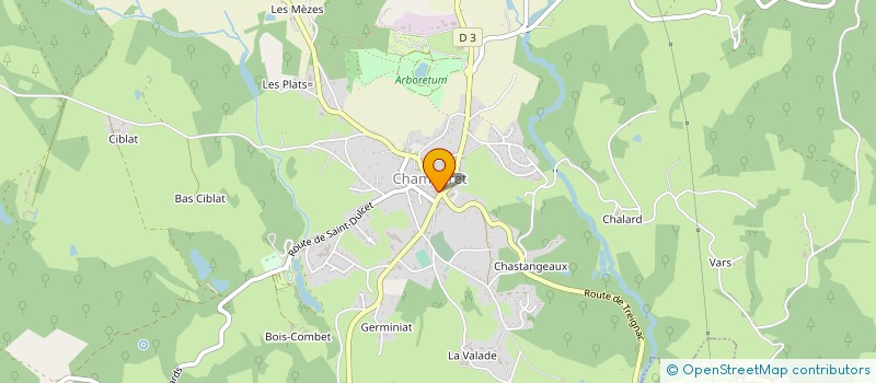 localisation de l'entreprise BRASSERIE DE LA BUSE  CHAMBERET