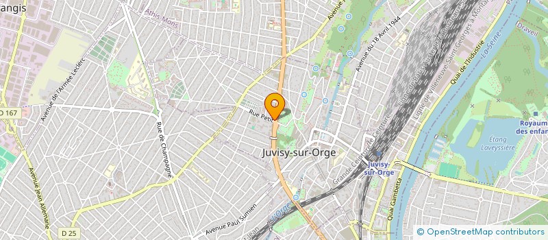 localisation de l'entreprise BRASSERIE DE LA COUR DE FRANCE à JUVISY-SUR-ORGE
