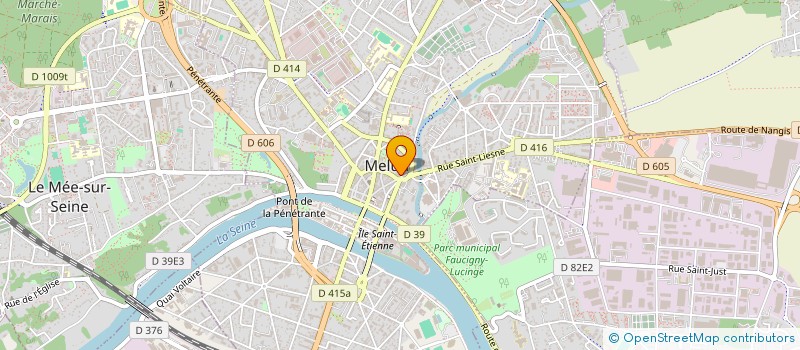 localisation de l'entreprise BRASSERIE DE LA FONTAINE  MELUN