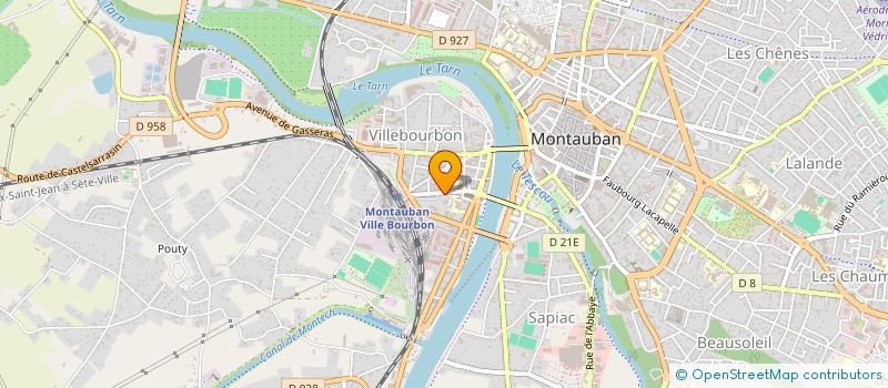 localisation de l'entreprise BRASSERIE DE LA HALLE  MONTAUBAN