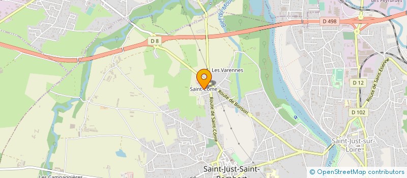 localisation de l'entreprise BRASSERIE DE LA LOIRE à SAINT-JUST-SAINT-RAMBERT