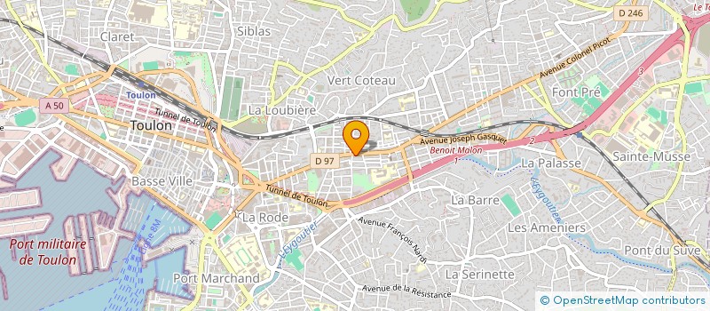 localisation de l'entreprise BRASSERIE DE LA MARINE à TOULON