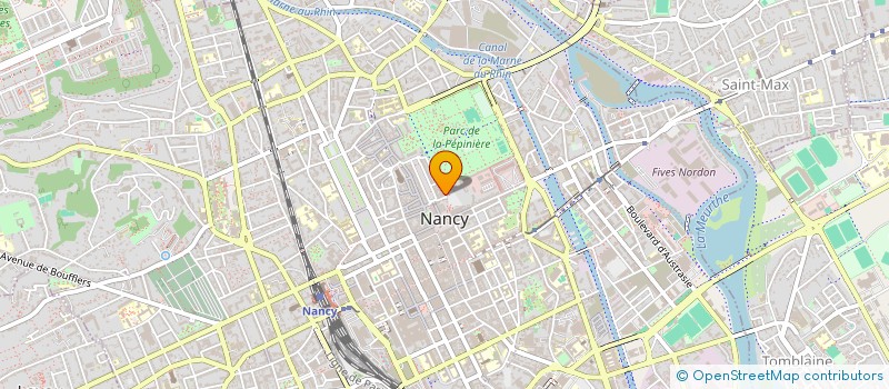 localisation de l'entreprise BRASSERIE DE LA PEPINIERE à NANCY