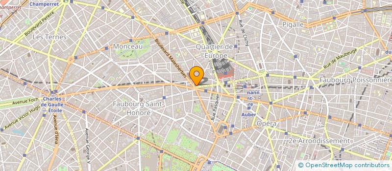 localisation de l'entreprise BRASSERIE DE LA PEPINIERE  PARIS