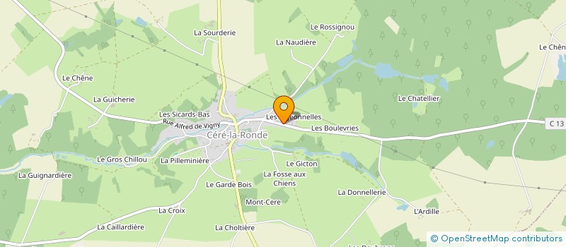 localisation de l'entreprise BRASSERIE DE LA PIGEONNELLE à CERE-LA-RONDE