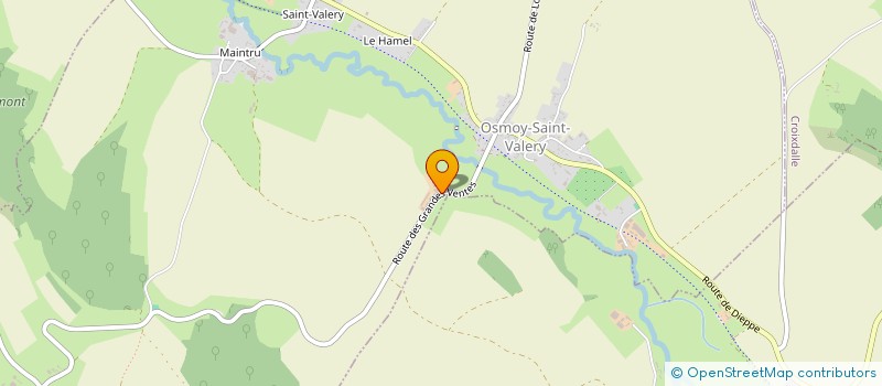 localisation de l'entreprise BRASSERIE DE LA POINTE DE BRAY  OSMOY-SAINT-VALERY