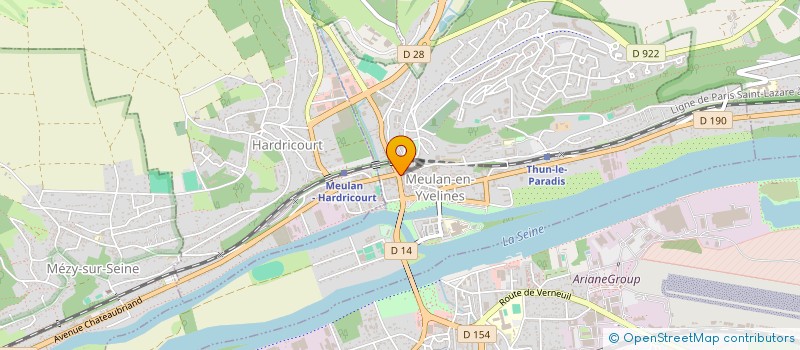 localisation de l'entreprise BRASSERIE DE LA ROUTE DE MANTES  MEULAN-EN-YVELINES