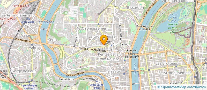 localisation de l'entreprise BRASSERIE DE LA SOIERIE à LYON