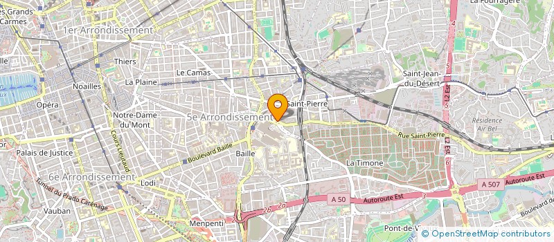 localisation de l'entreprise BRASSERIE DE LA TIMONE à MARSEILLE