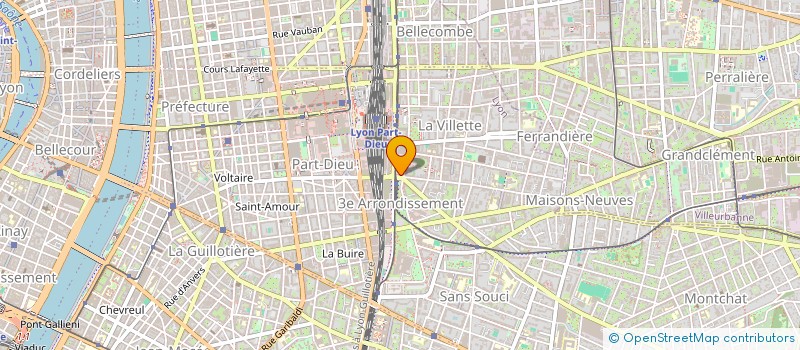 localisation de l'entreprise BRASSERIE DE LA VILLETTE  LYON