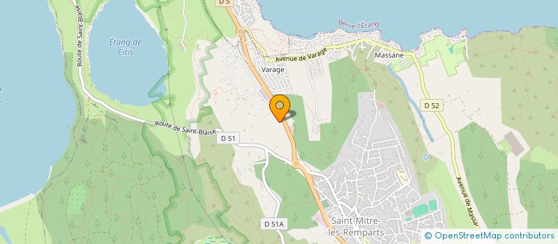 localisation de l'entreprise BRASSERIE DE LA ZAC  SAINT-MITRE-LES-REMPARTS