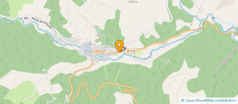 localisation de l'entreprise BRASSERIE DE PRATS DE MOLLO  PRATS-DE-MOLLO-LA-PRESTE
