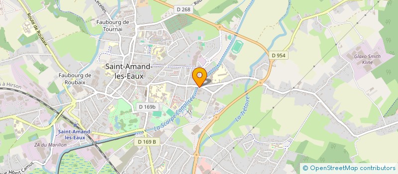localisation de l'entreprise BRASSERIE DE SAINT AMAND à SAINT-AMAND-LES-EAUX