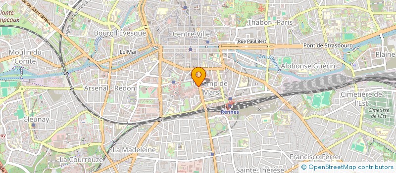 localisation de l'entreprise BRASSERIE DES 3 SOLEILS  RENNES