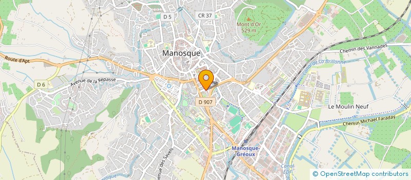 localisation de l'entreprise BRASSERIE DES ALPILLES à MANOSQUE