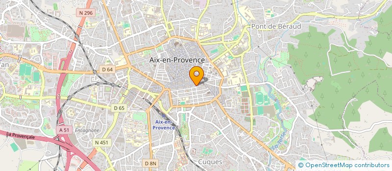 localisation de l'entreprise BRASSERIE DES ARTS à AIX-EN-PROVENCE
