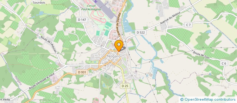 localisation de l'entreprise BRASSERIE DES CORDELIERS  NOGARO