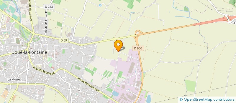 localisation de l'entreprise BRASSERIE DES FONTAINES à DOUE-EN-ANJOU