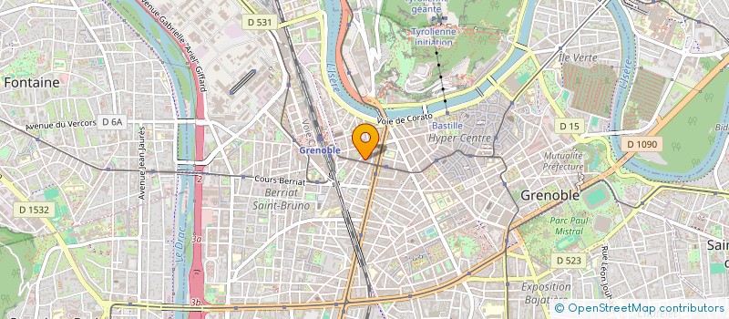 localisation de l'entreprise BRASSERIE DES GOURMETS  GRENOBLE