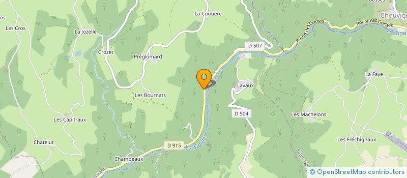 localisation de l'entreprise BRASSERIE DES SAGNES à MENAT