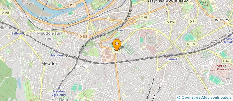 localisation de l'entreprise BRASSERIE DES SPORTS à CLAMART