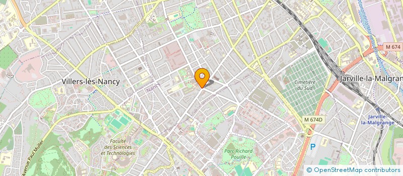 localisation de l'entreprise BRASSERIE DES SPORTS  NANCY