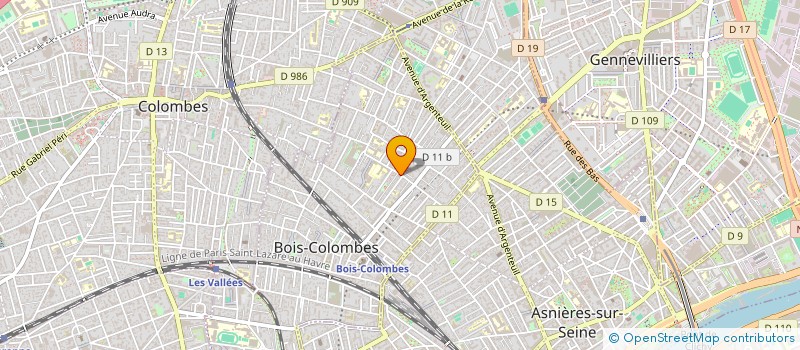 localisation de l'entreprise BRASSERIE DES TONTONS à BOIS-COLOMBES