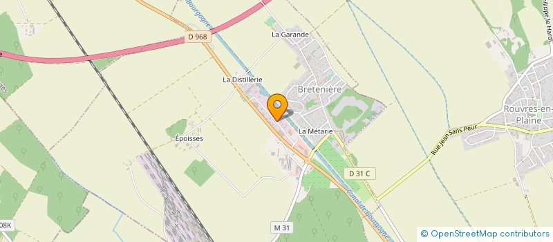 localisation de l'entreprise BRASSERIE DES TROIS FONTAINES à BRETENIERE