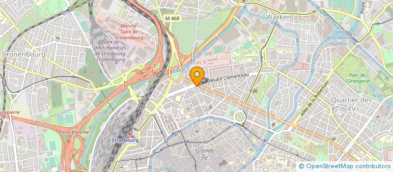 localisation de l'entreprise BRASSERIE DES VOSGES à STRASBOURG