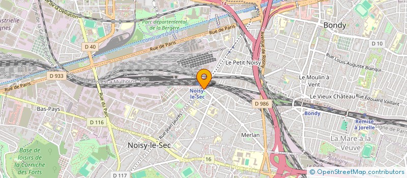 localisation de l'entreprise BRASSERIE DES VOYAGEURS à NOISY-LE-SEC