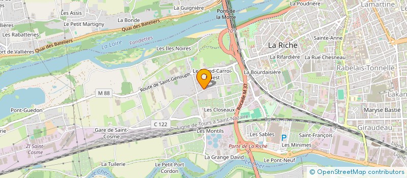 localisation de l'entreprise BRASSERIE DIONYS  LA RICHE