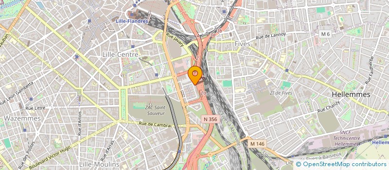 localisation de l'entreprise BRASSERIE DISTILLERIE DES AUGUSTINS  LILLE