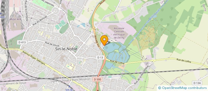 localisation de l'entreprise BRASSERIE DISTRIBUTION LOGISTIQUE  SIN LE NOBLE