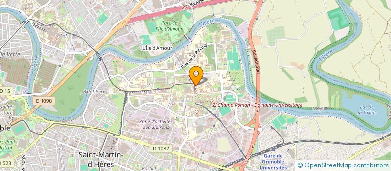 localisation de l'entreprise BRASSERIE DJC  GIERES