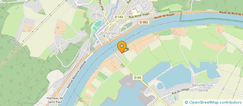 localisation de l'entreprise BRASSERIE DU BAC  BERVILLE-SUR-SEINE