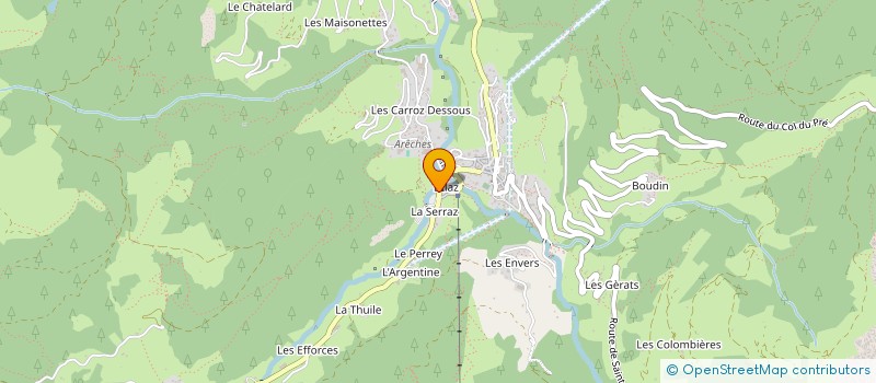 localisation de l'entreprise BRASSERIE DU BEAUFORTAIN  BEAUFORT