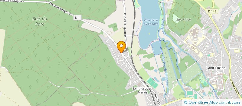 localisation de l'entreprise BRASSERIE DU BEAUVAISIS  TROISSEREUX