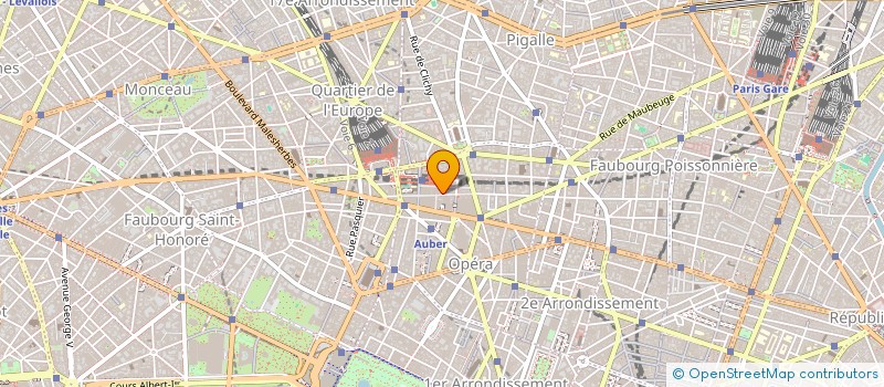 localisation de l'entreprise BRASSERIE DU CENTRE  PARIS