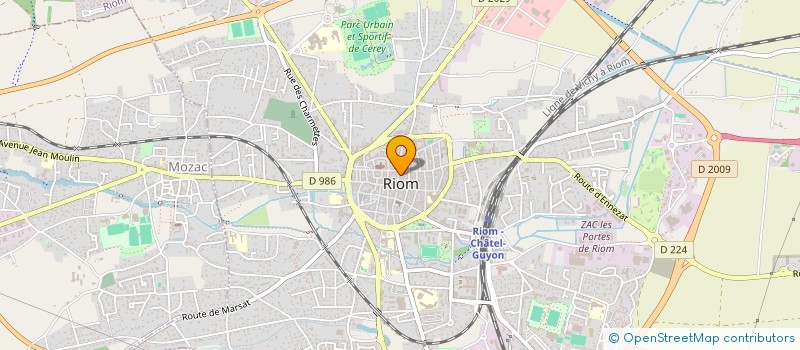 localisation de l'entreprise BRASSERIE DU COMMERCE  RIOM