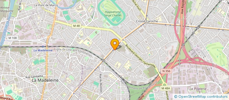 localisation de l'entreprise BRASSERIE DU COQ HARDI à MARCQ-EN-BARŒUL