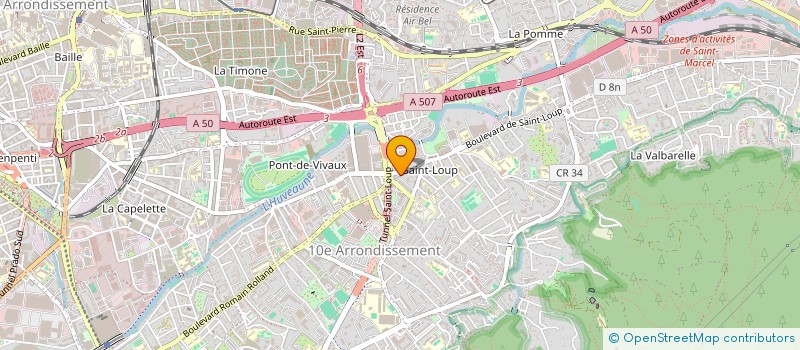 localisation de l'entreprise BRASSERIE DU DIXIEME à MARSEILLE