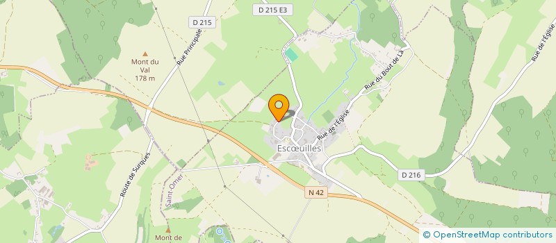 localisation de l'entreprise BRASSERIE DU FUNQUET  ESCUILLES