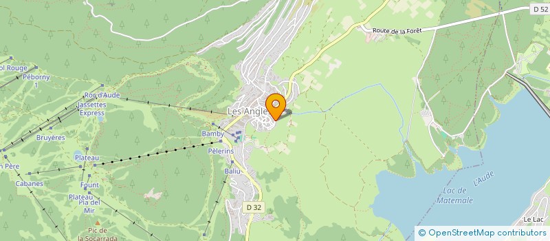 localisation de l'entreprise BRASSERIE DU HAUT CANTON  LES ANGLES