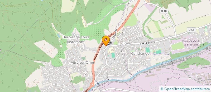 localisation de l'entreprise BRASSERIE DU JUSTEMONT  VITRY-SUR-ORNE