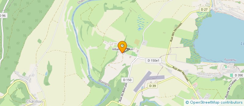 localisation de l'entreprise BRASSERIE DU LAC  MARIGNY